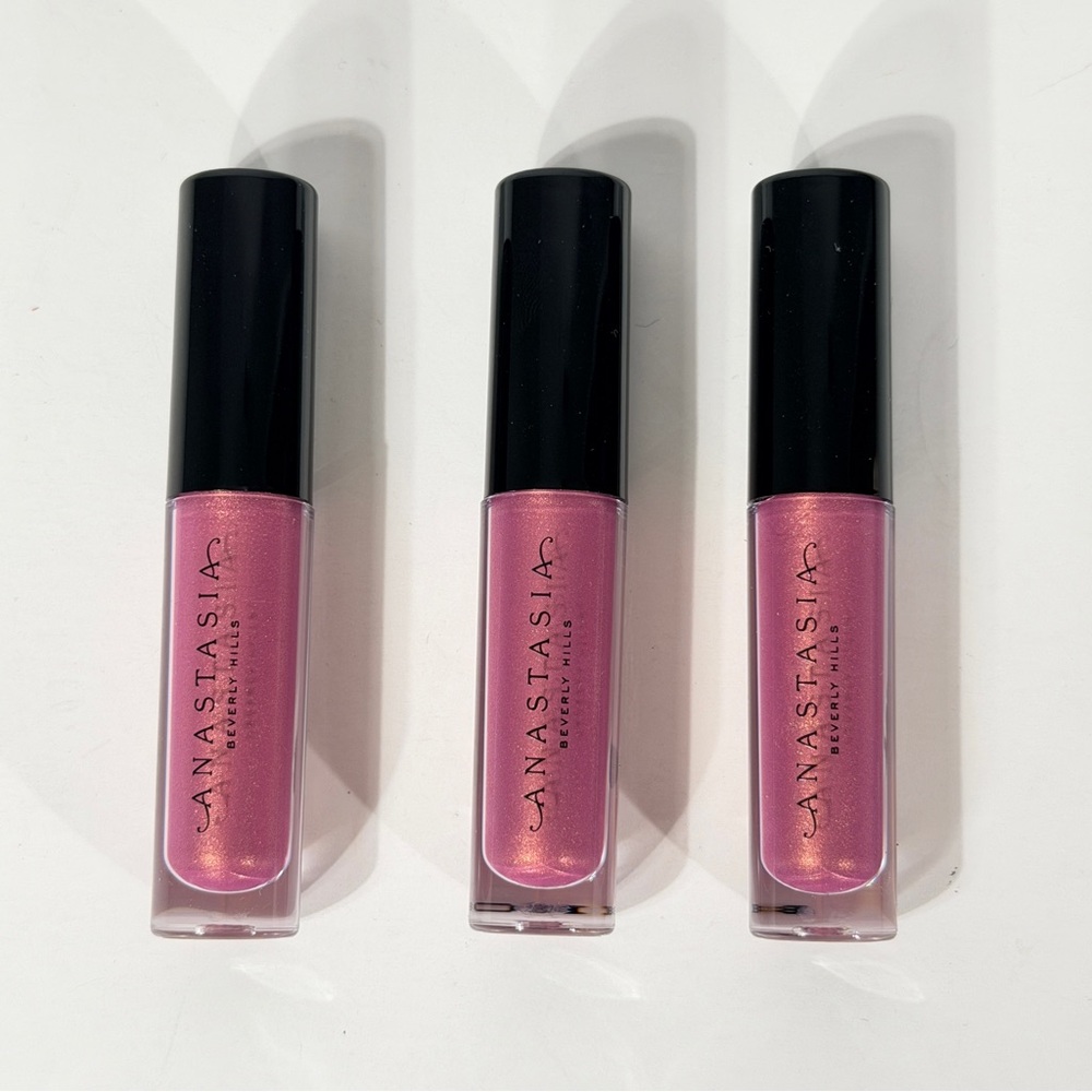 Anastasia Beverly Hills Trio Pink Shimmer Lip Gloss Set of 3 - St-Tropez